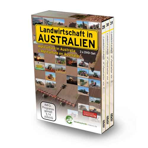 DVD - Agriculture en Australie , vol 1, 2, 3 , Cofffret