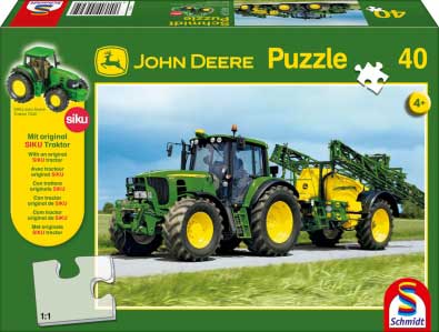 Puzzle John Deere mit Sprühpumpe