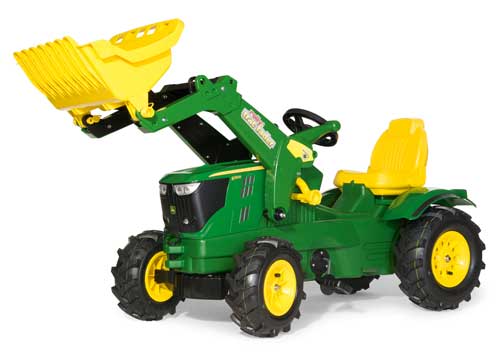 John Deere 6210 R - Traktor mit Lader + Luftbereif