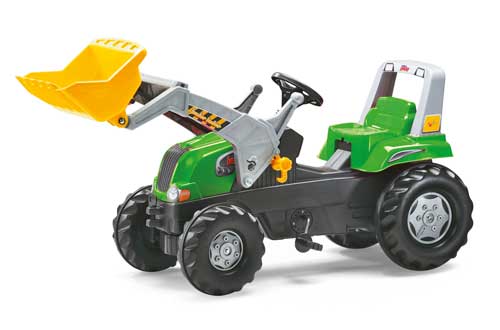 Traktor Junior mit Lader, grün