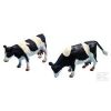 Set de vaches debout noir/blanche 2p.