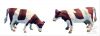 Set de vaches debout rouge/blanche 2p.