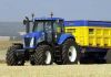 Tracteur New Holland + remorque