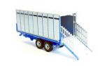 Remorque � b�tail double essieu