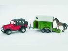 Jeep + van à chevaux