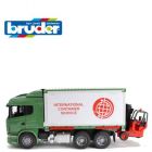 Camion Scania transport + élévateur