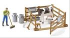 Set agriculture + figurine + vache