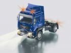 Camion Man radiocommand� (bleu) / sans t�l�command