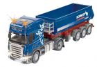 Camion Scania avec benne RC (bleu) avec t�l�comman