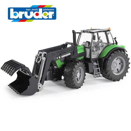 Bruder- tracteur massey ferguson 7624 avec chargeur