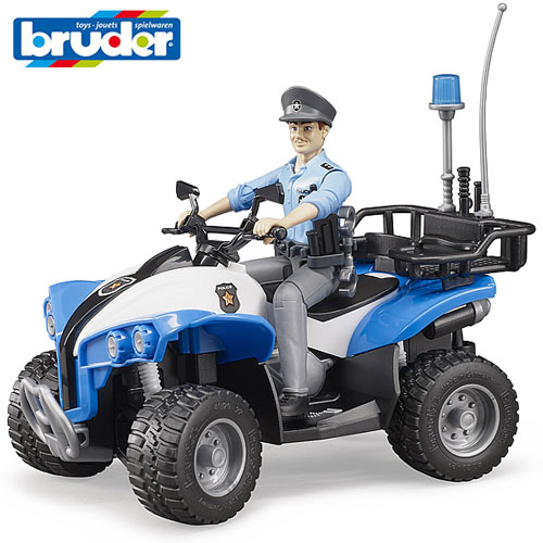 Polizei-Quad mit Polizistin