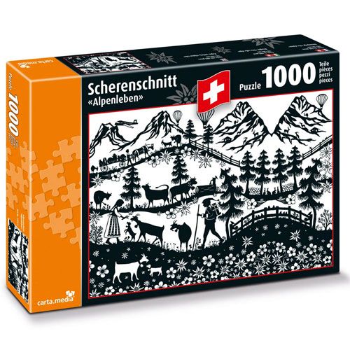 Puzzle Scherenschnitt