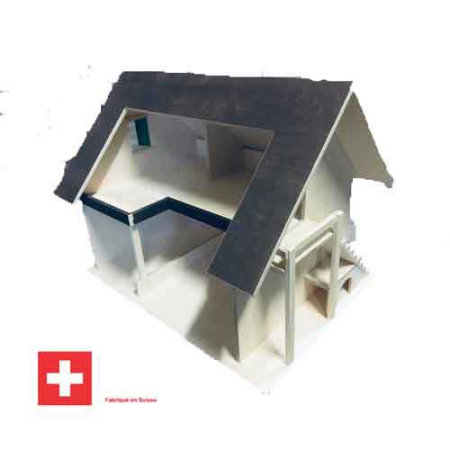 Ferme en bois 58x43x47Hcm sans accessoires Ferme en bois 58x43x47Hcm sans accessoires