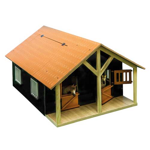 Ecurie pour chevaux 51x40.5x27.5 cm 1:24SANS ACCESSOIRES