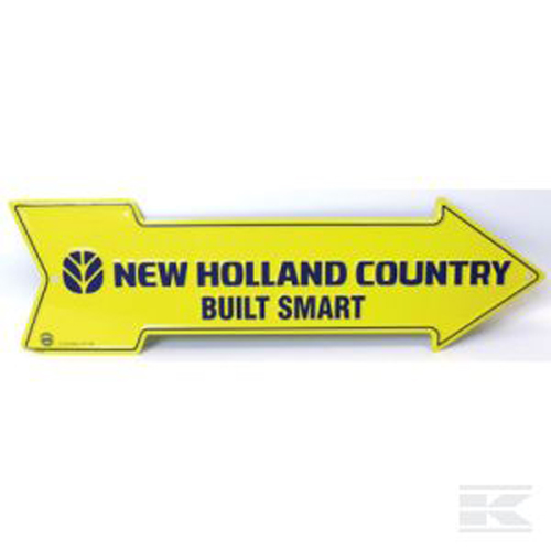 Plaque métallique Flèche New Holland Country