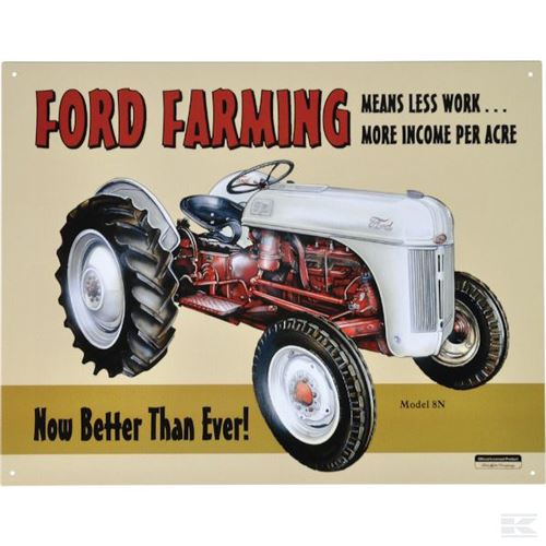 Plaque métallique Ford Farmin