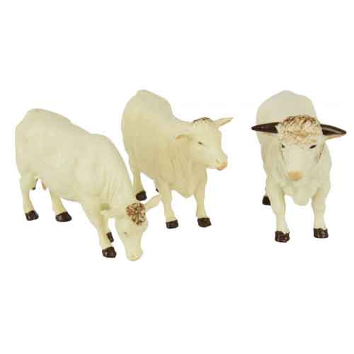 Vaches charolaises - 4x - 1:32