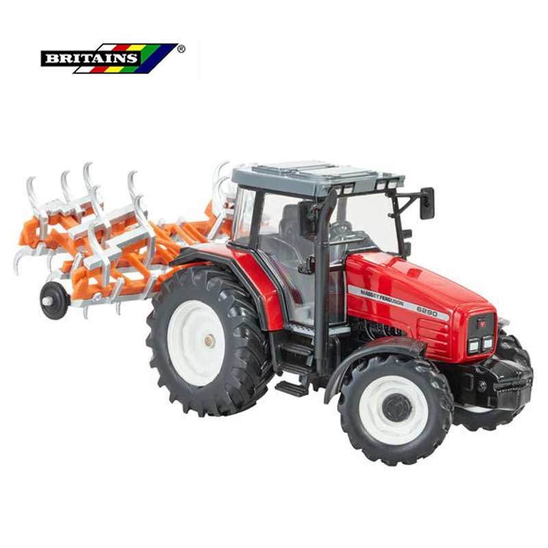 Massey Ferguson - tracteur + herse - 1:32