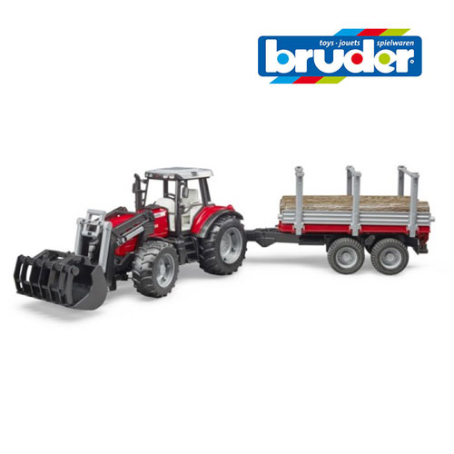 Tracteur Massey Ferguson 7480 avec frontal