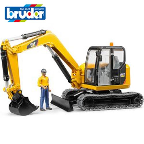 CAT - Mini-excavatrice avec ouvrier