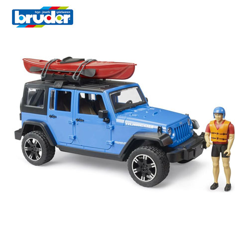 Jeep Wrangler Rubicon avec kayak et figurine