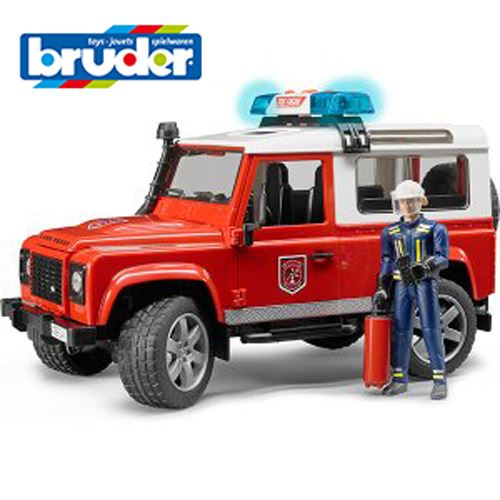 Land Rover - Véhicule pompiers avec pompier