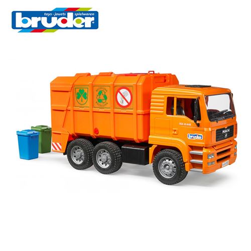 Man TGA camion poubelle orange