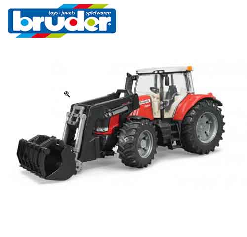 Massey Ferguson 7600 - Tracteur avec frontal