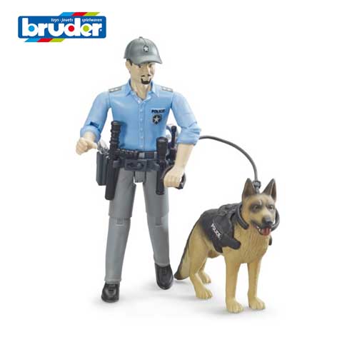 Polizist mit Hund