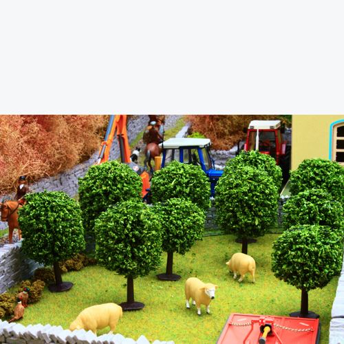 Set 5 petits arbres + 5 grands arbres