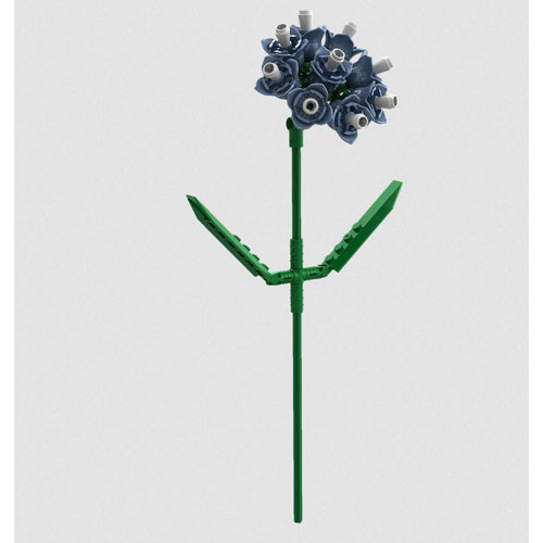 Fleur lilas bleu - Fleur à construire52 pièces 8,5 x 28,6 x 16,2 cmAge conseillé dès 8 ans