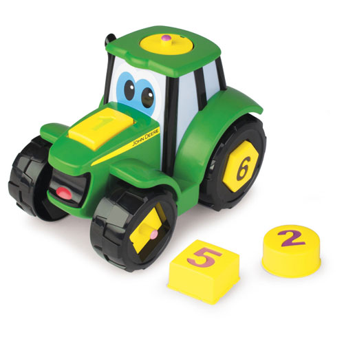 Tracteur John Deere "formes et chiffres"