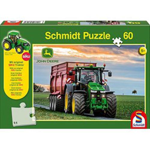 Puzzle John Deere + remorque