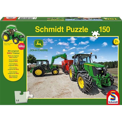 Puzzle John Deere Tracteurs série 5M - 150 pièces