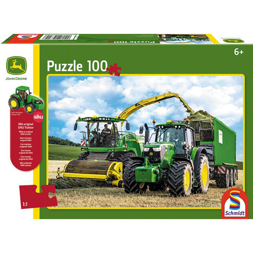 Puzzle Tracteur John Deere 6195M - 100 pièces
