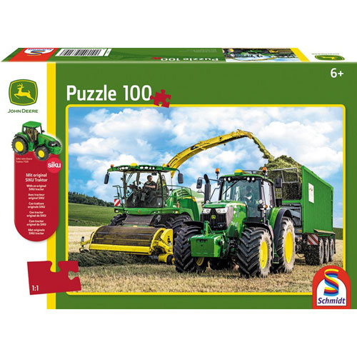 Puzzle Tracteur John Deere 6195M - 100 pièces Puzzle Tracteur John Deere 6195M - 100 pièces