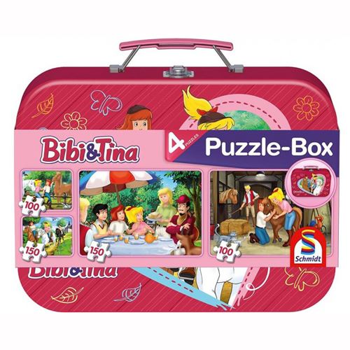 Puzzles Bibi et Tina dans valise - 2x100 pièces