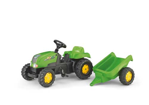 Rolly Kid - Traktor + Anhänger grün