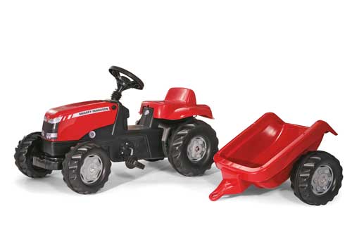 Massey Ferguson - Traktor Rolly Kid + Anhänger