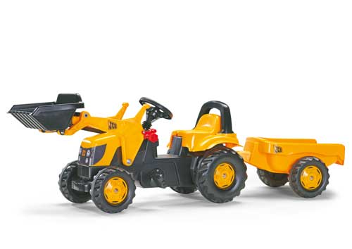 JCB - Tracteur Rkid + pelle + remorque