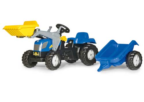 New Holland - Tracteur RKid + pelle + remorque