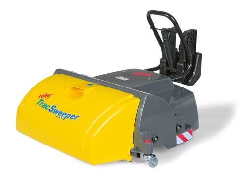 Balayeuse Sweeper jaune - fonctionnel avec bac