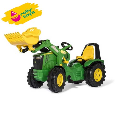 Tracteur à pédales X-trac Premium John Deere 8400R avec frontal