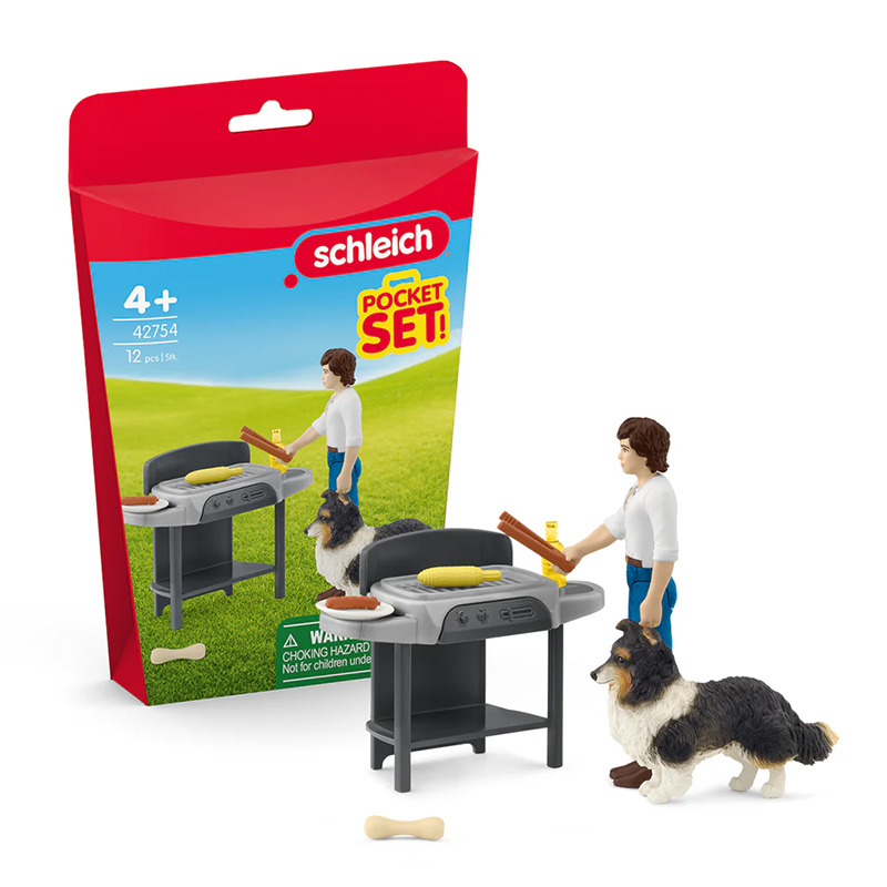 Tom ist für das Grillen zuständig