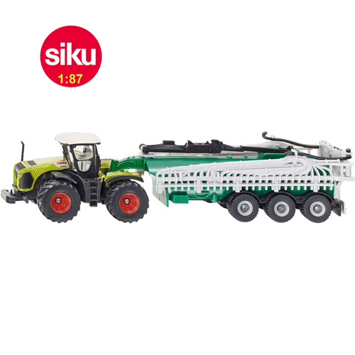 Claas Xerion - Tracteur + épandeur - 1:87