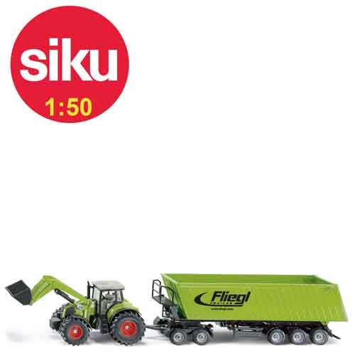 Claas - Tracteur avec remorque + dolly - 1:50