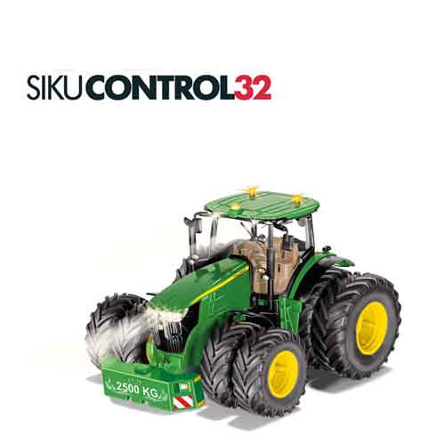 Traktor John Deere 7210R mit Bluetooth-Frontlader,