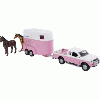 Mitsubishi L200 - remorque à chevaux - 1:32