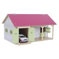 Ecurie 2 boxes + garage jeep - 1:32