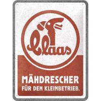 Claas Plaque métallique 10x15cm